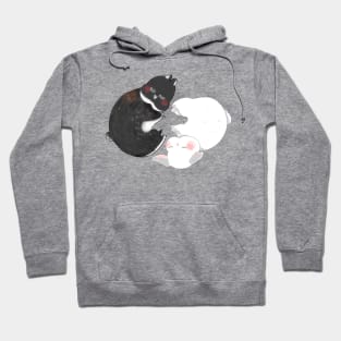 Yin yang Sean Claude Sleeping | Bunniesmee Hoodie